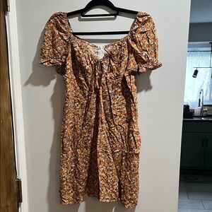 SHEIN Multicolor Floral Mini Dress